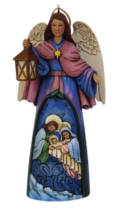 Nativity Angel with Lantern Ornament