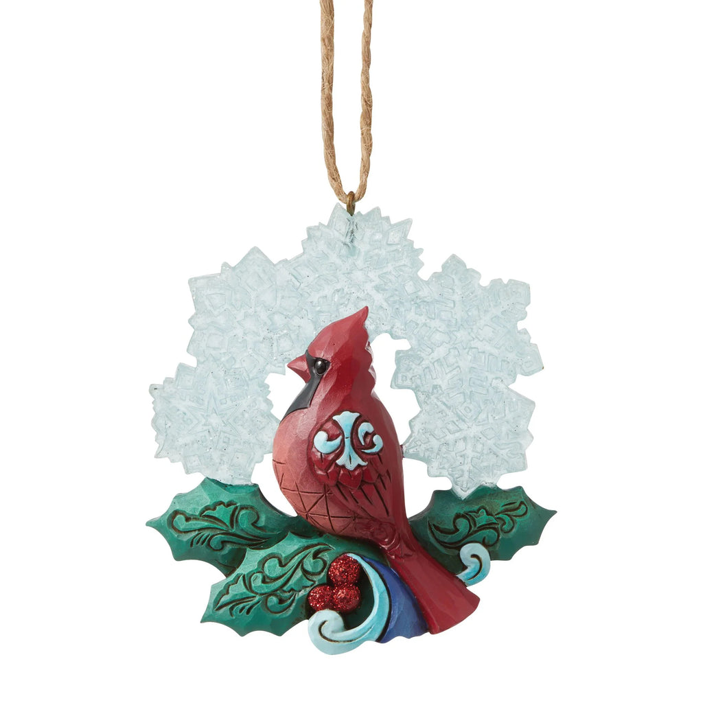 Wonderlnd Cardinal Snowflake Ornament