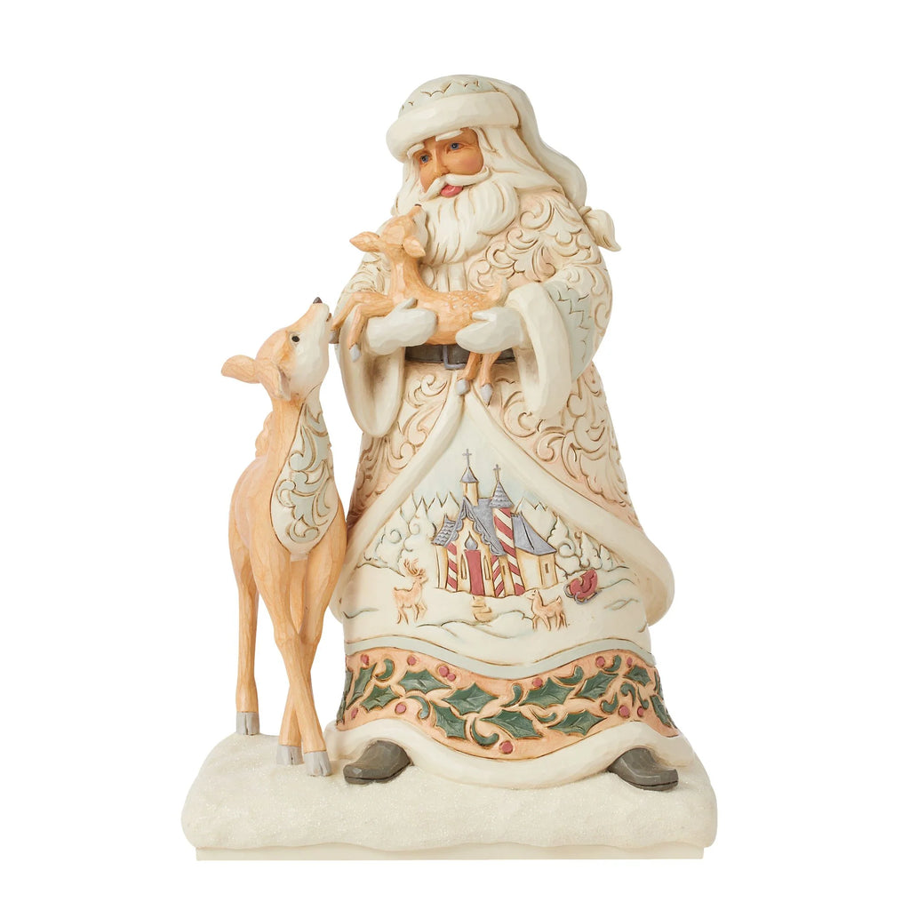 Jim Shore Woodland Santa & Fawn