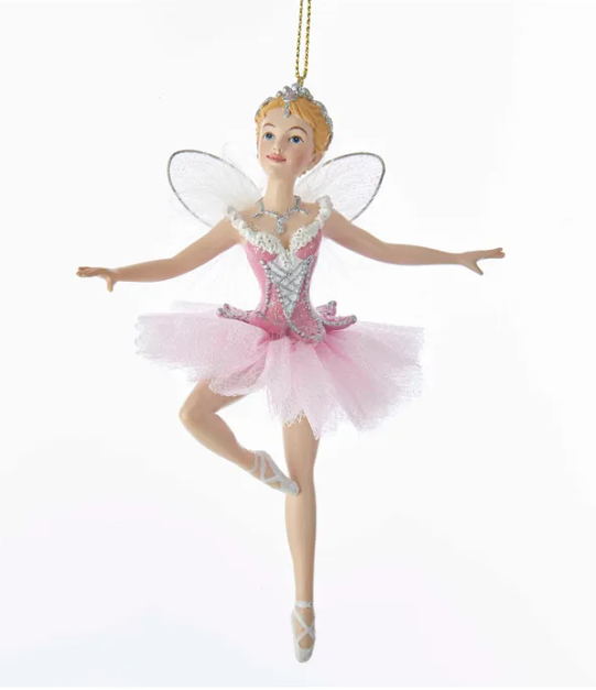 Sugar Plum Fairy With Wings Ornament