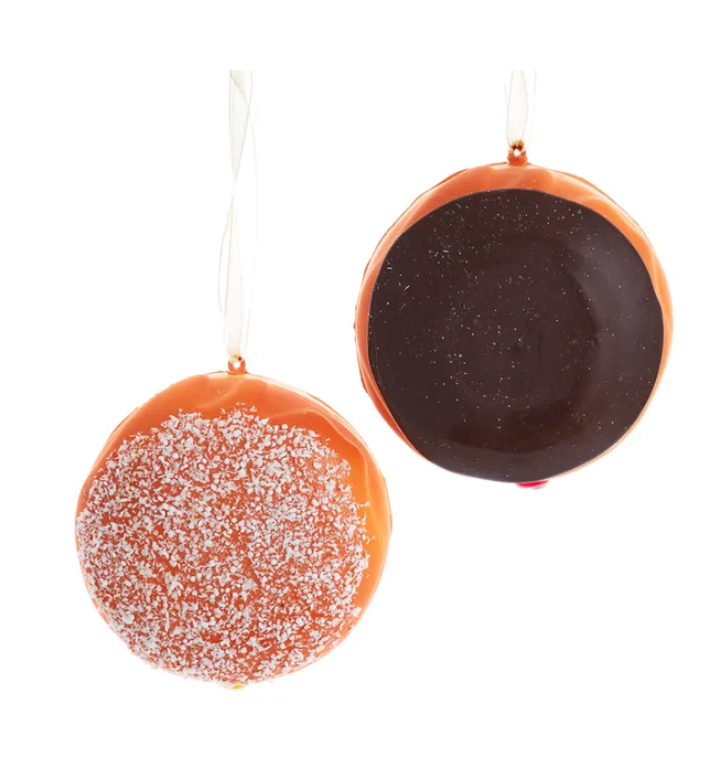Jelly and Cream Donut Ornament
