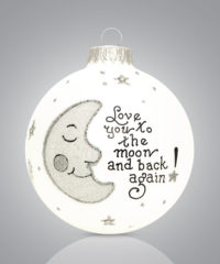 Moon & Back Ornament