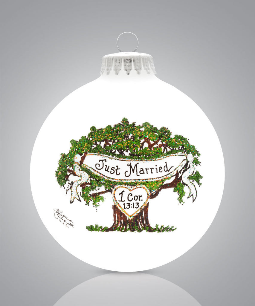 Just Married Tree Ornament