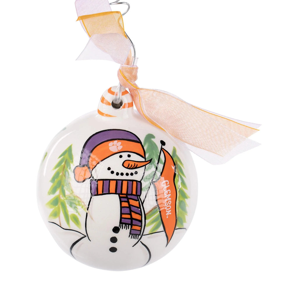 'Tis the Season Clemson Snowman Ornament