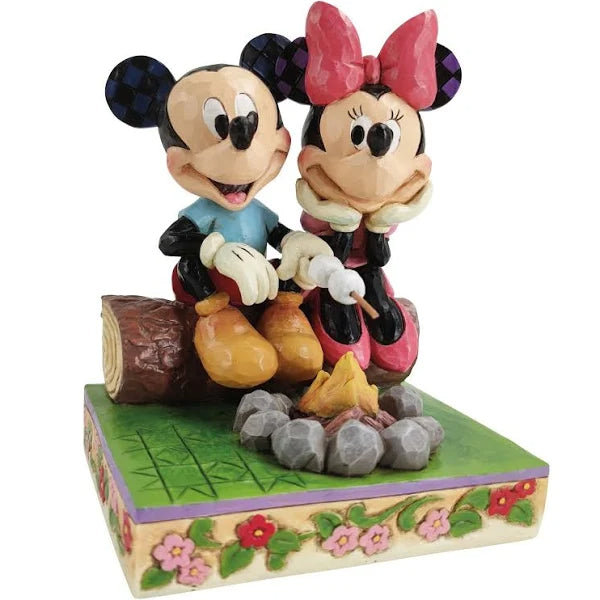 Mickey & Minnie Making Smores