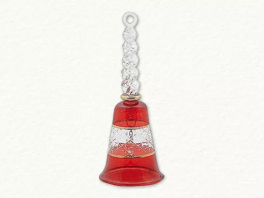 Cut Glass Etched Bell